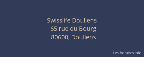 Swisslife Doullens