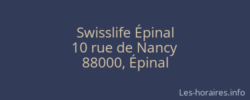 Swisslife Épinal
