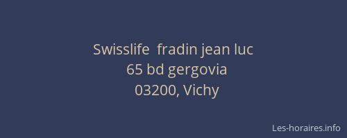 Swisslife  fradin jean luc
