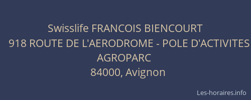 Swisslife FRANCOIS BIENCOURT