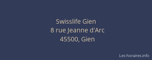 Swisslife Gien