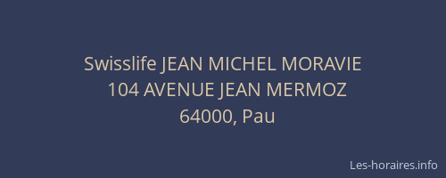 Swisslife JEAN MICHEL MORAVIE