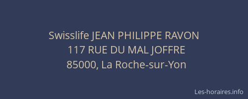 Swisslife JEAN PHILIPPE RAVON