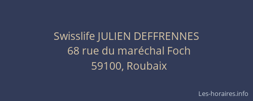 Swisslife JULIEN DEFFRENNES