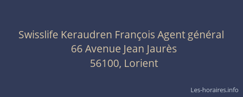 Swisslife Keraudren François Agent général