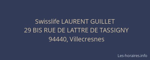 Swisslife LAURENT GUILLET