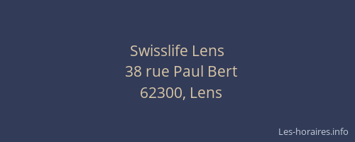 Swisslife Lens