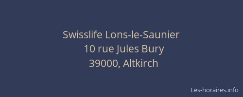 Swisslife Lons-le-Saunier
