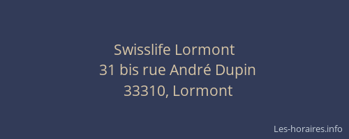 Swisslife Lormont
