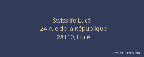 Swisslife Lucé