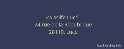 Swisslife Luc&eacute;