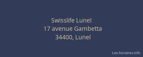 Swisslife Lunel