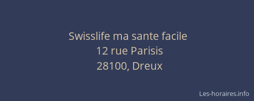  Swisslife ma sante facile