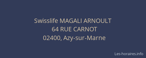 Swisslife MAGALI ARNOULT