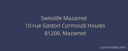 Swisslife Mazamet