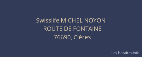 Swisslife MICHEL NOYON