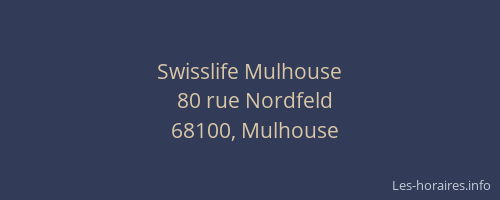 Swisslife Mulhouse