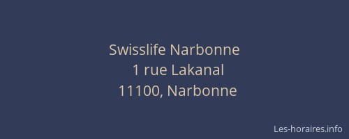 Swisslife Narbonne