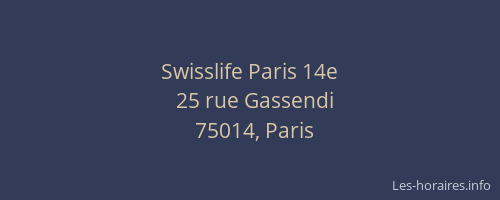 Swisslife Paris 14e