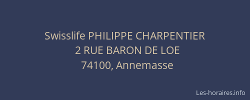 Swisslife PHILIPPE CHARPENTIER