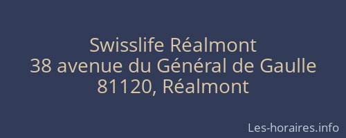 Swisslife Réalmont