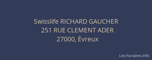 Swisslife RICHARD GAUCHER