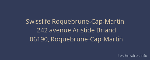 Swisslife Roquebrune-Cap-Martin