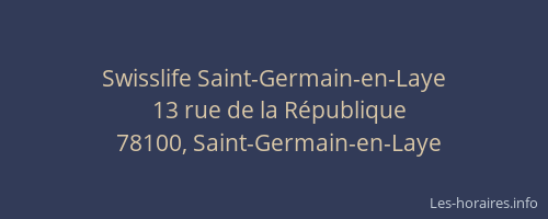 Swisslife Saint-Germain-en-Laye