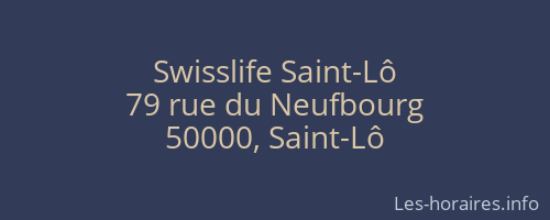 Swisslife Saint-Lô