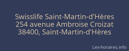 Swisslife Saint-Martin-d'Hères