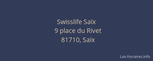 Swisslife Saïx