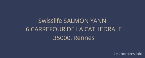 Swisslife SALMON YANN