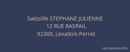Swisslife STEPHANE JULIENNE
