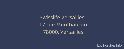 Swisslife Versailles
