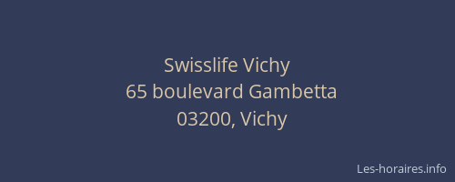 Swisslife Vichy