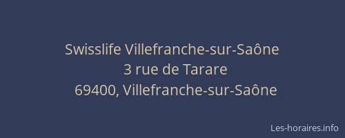 Swisslife Villefranche-sur-Saône