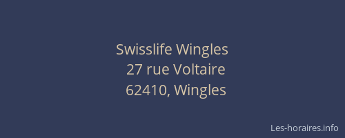 Swisslife Wingles