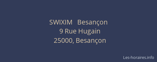 SWIXIM   Besançon