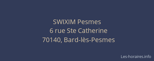 SWIXIM Pesmes