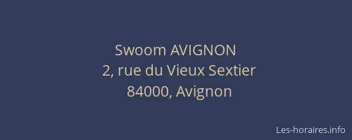 Swoom AVIGNON