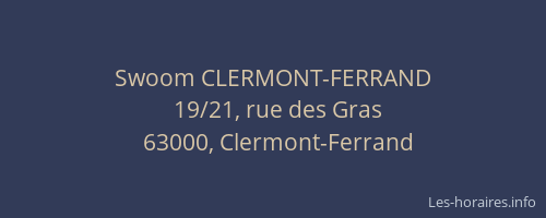 Swoom CLERMONT-FERRAND
