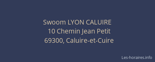 Swoom LYON CALUIRE
