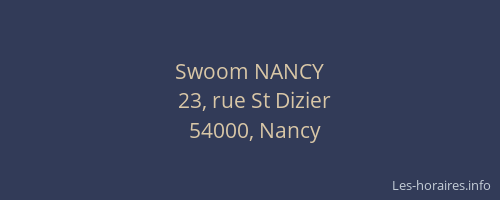 Swoom NANCY