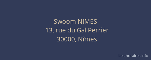 Swoom NIMES