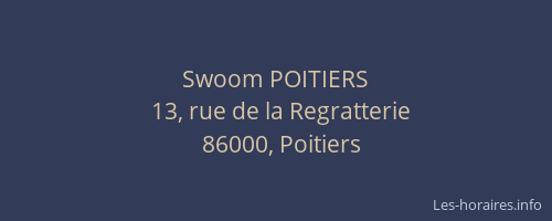 Swoom POITIERS