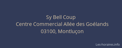 Sy Bell Coup