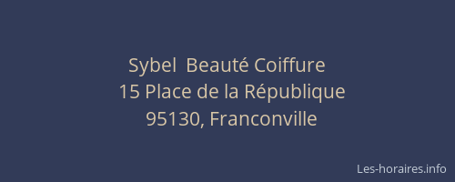 Sybel  Beauté Coiffure