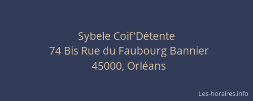 Sybele Coif'Détente