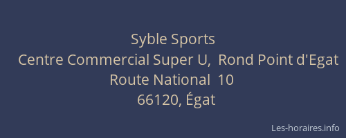 Syble Sports
