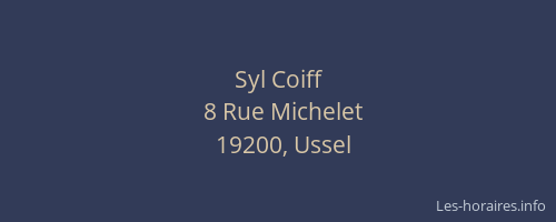 Syl Coiff